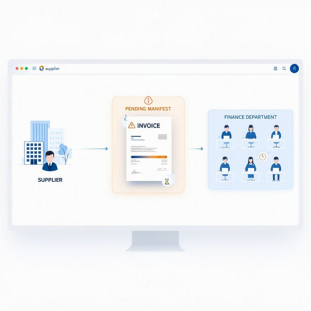 Fluxo travado entre fornecedor, nota fiscal e financeiro da empresa
