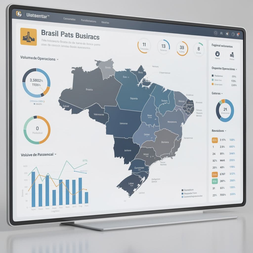 Dashboard regional de operações