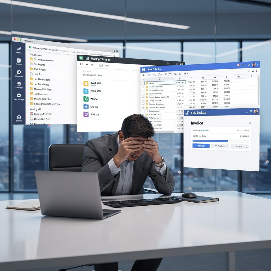 Profissional fiscal buscando XML em várias pastas e e-mails