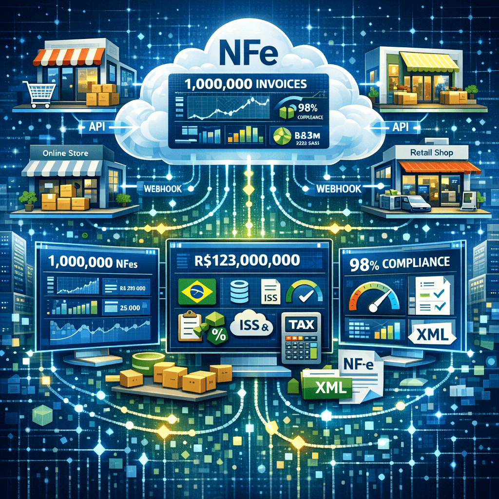 Marketplace integrando NF-e de múltiplos sellers a um repositório central via API
