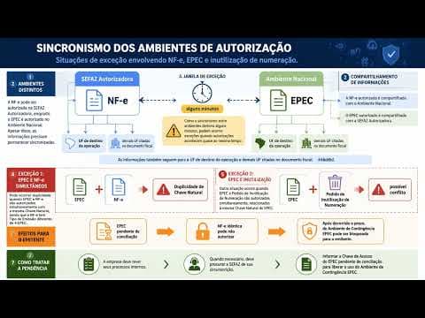 EPEC e NF-e: Sincronismo, Exceções e Pendências de Conciliação
