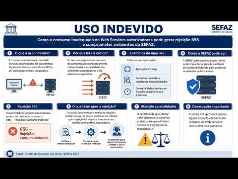 Rejeição 656: Consumo Indevido nos Web Services da SEFAZ